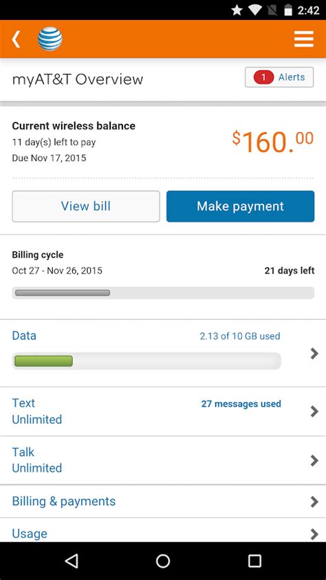 Pay My Bill/View Usage 